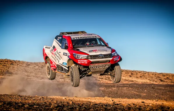 Auto, Sport, Machine, Speed, Race, Toyota, Hilux, Rally