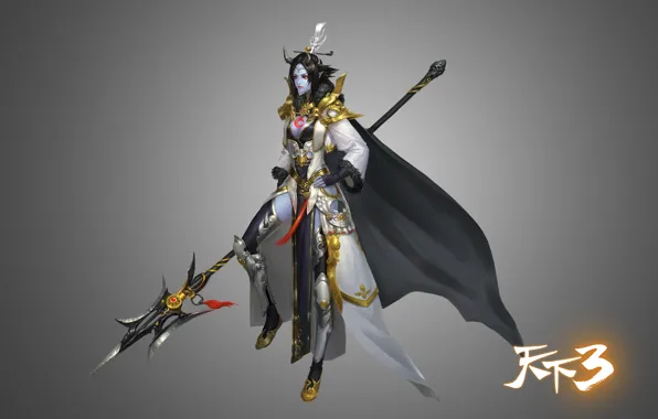 Girl, fantasy, the game, art, characters