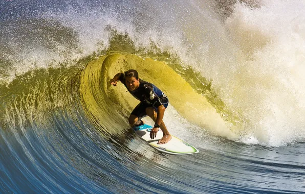 Wave, male, Board, surfing