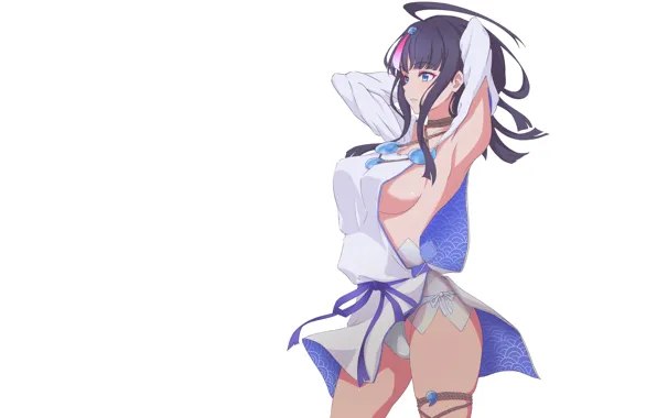 Picture anime, side boobs, armipts, oppai, short hair, sexy, armpit, boobs