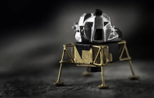 Picture background, model, Moon Lander, Lunar Module