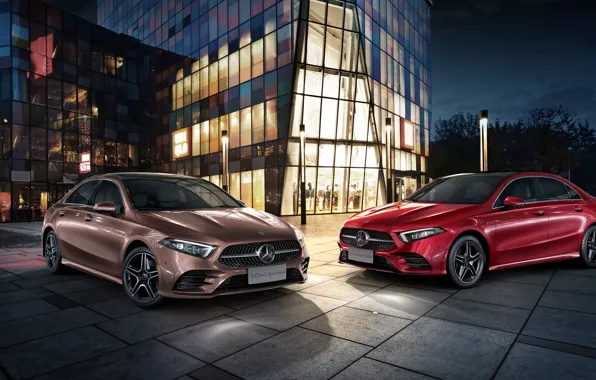 Mercedes-Benz, pair, Sedan, A-Class, 2019, A200, L Sport