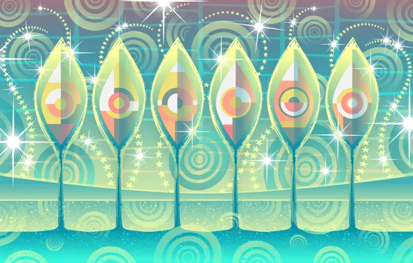 Abstraction, pattern, fractals, fractal, ornament, abstract background