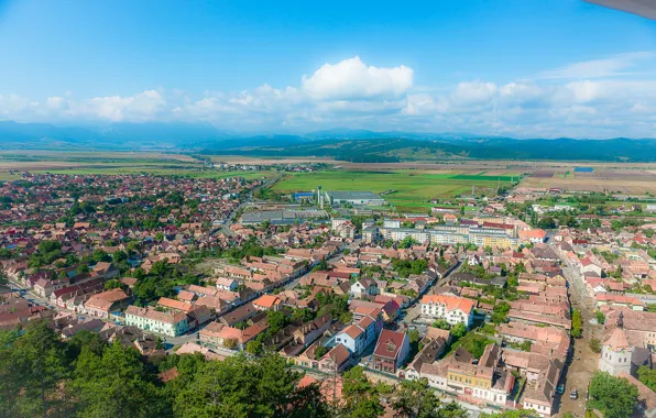 The city, panorama, panorama, town, Romania, Romania