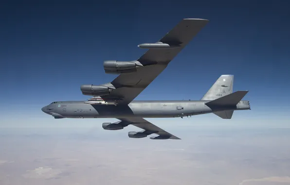 The sky, Boeing, bomber, strategic, heavy, B-52, STRATO fortress
