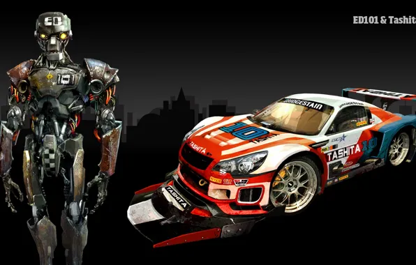 Car, Cyborg, Tashita, Carmageddon Reincarnation Обои, ED101