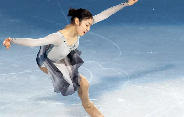 Girl, figure, Yuna, Nice, Kim, Skating, Corea, Olimpic