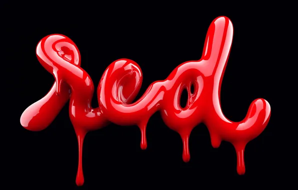 Picture BACKGROUND, DROPS, BLACK, TEXT, RED, LETTERS, PAINT