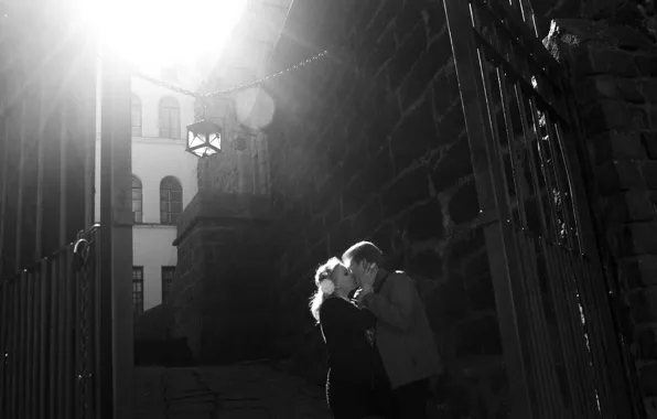 White, girl, the sun, love, life, castle, black, feelings