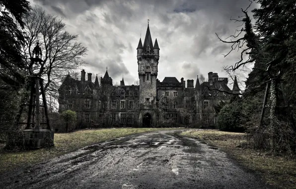 Castle, Castle of Decay, dark
