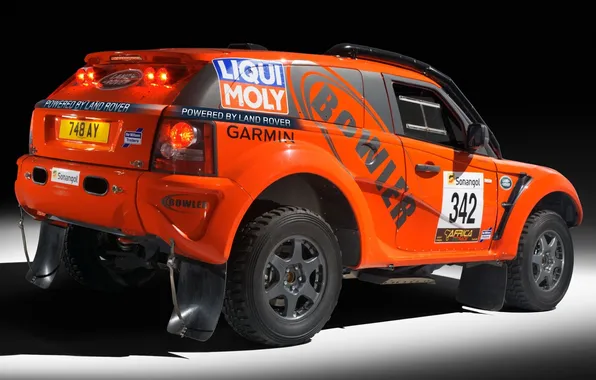 Picture orange, tuning, jeep, SUV, twilight, rear view, tuning, racing car