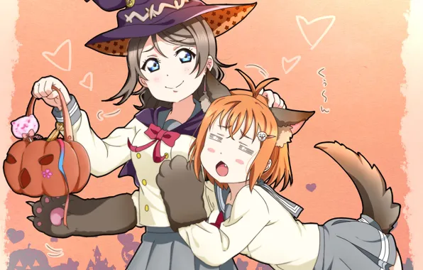 Girls, art, costumes, Helloi