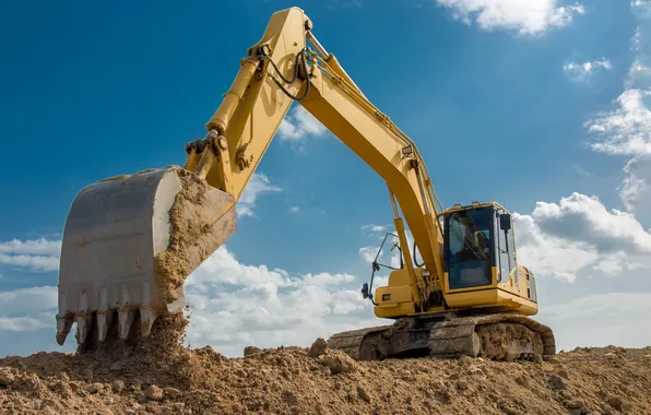 Machine, heavy, loader, industry, hydraulic, excavator, excavation, job