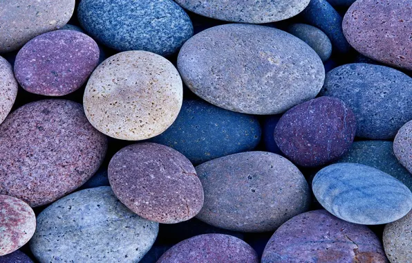Pebbles, stones, sea shore