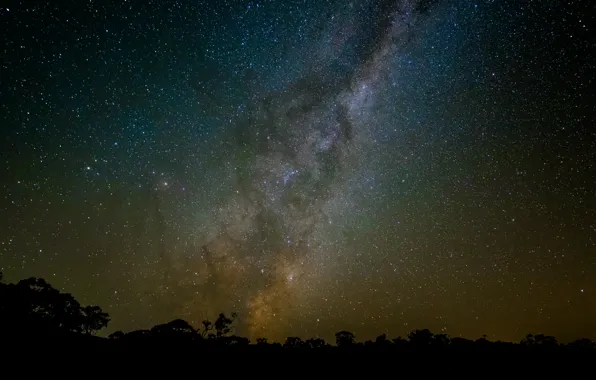 Space, stars, night, the milky way, infinity