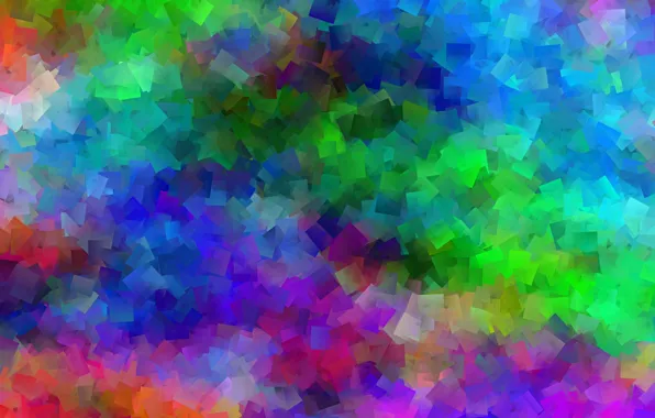 Abstraction, squares, bright colors, abstract background