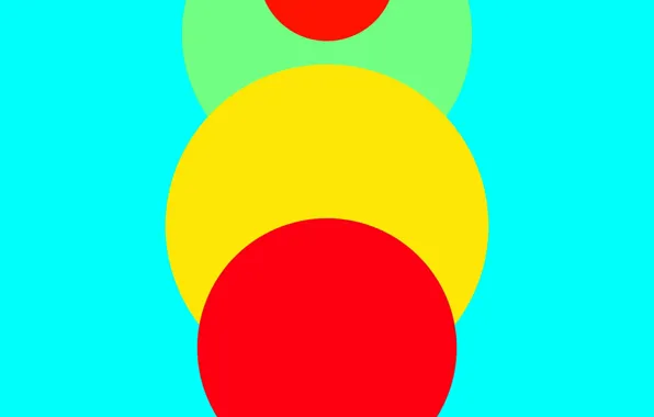 Picture Android, Red, Circles, Blue, Green, Design, 5.0, Line