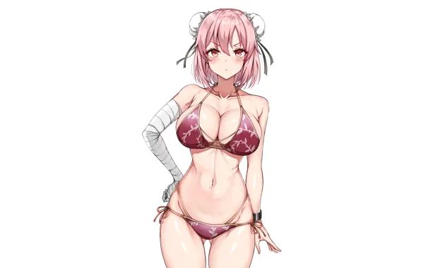 Kawaii, girl, boobs, anime, pretty, babe, cute, bikini