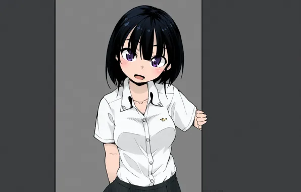 Background, anime, girl