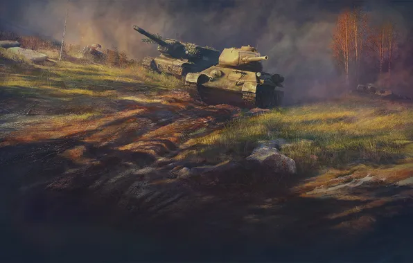 World of tanks, St. John's wort, t 34-85
