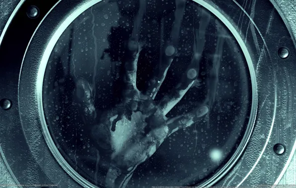 Picture drops, rain, the game, hand, Resident evil, game wallpapers, Resident Evil: Revelations