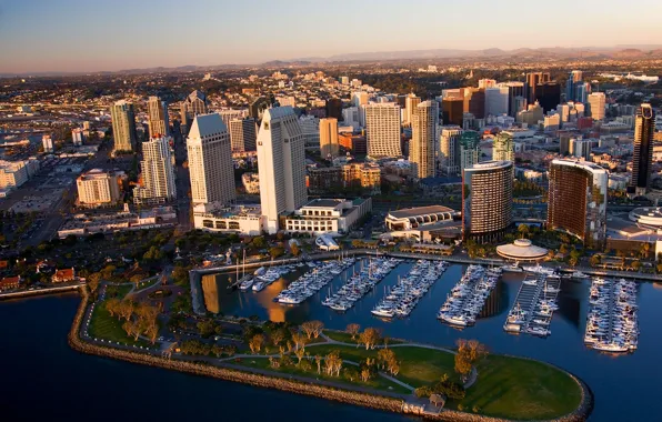 City, the city, USA, California, San Diego