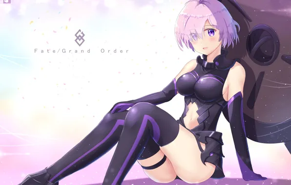Picture anime, sitting, Girl, Fate / Grand Order