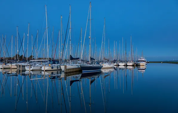 Water, yachts, port, harbour