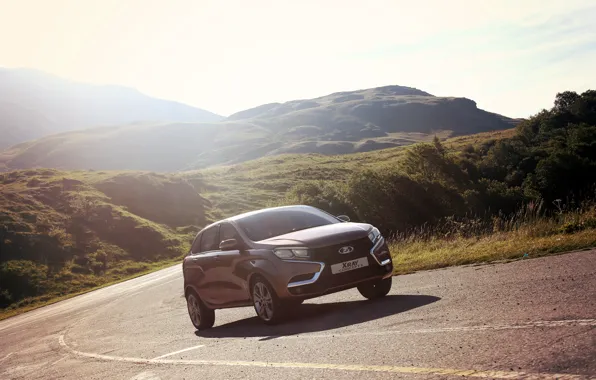 Road, the concept, car, Lada, Lada, crossover, X-ray, Rengen