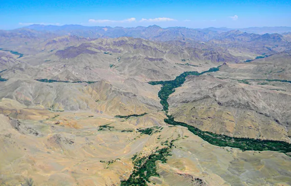 Landscape, mountains, nature, Afghanistan, the tops of the mountains