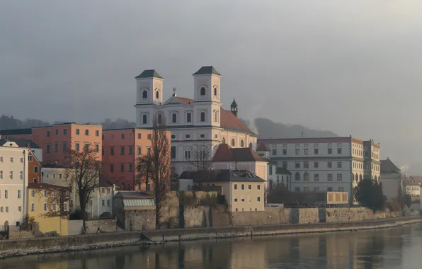 River, home, Germany, Bayern, Passau, Inn