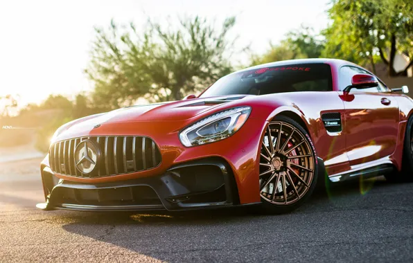 Picture Mercedes, Mercedes, Red, AMG GTS, Darwin Pro, Red Darwin Pro Mercedes AMG GTS