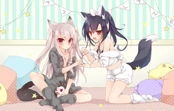 Anime, Girls, Sitting, Azur Lane