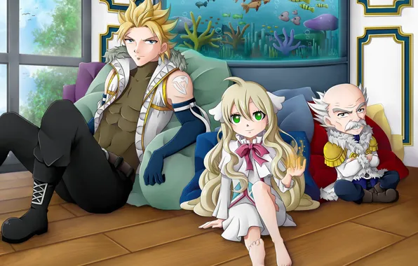 Children, anime, art, guy, characters, Fairy Tail, Fairy tail