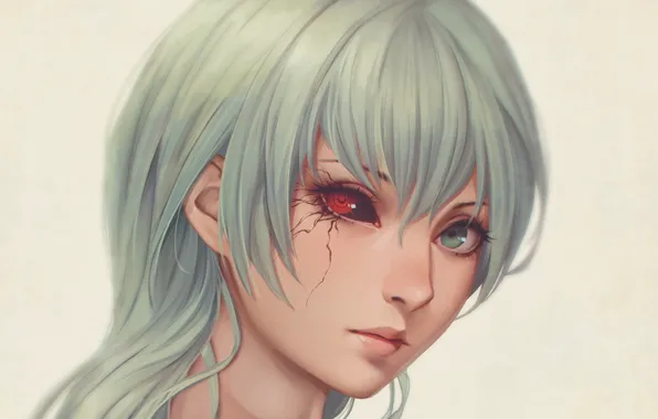 Girl, portrait, Gul, Tokyo Ghoul, Tokyo ghoul