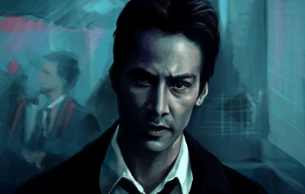 Picture Keanu Reeves, darkness, Lord, Constantine