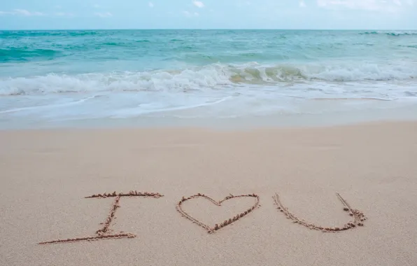 Picture sand, sea, wave, beach, summer, love, summer, love