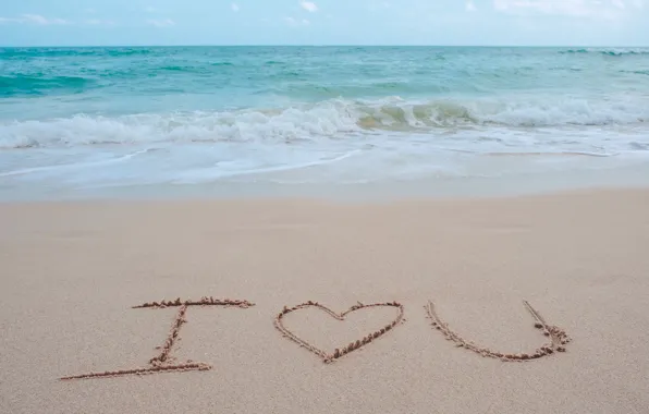 Sand, sea, wave, beach, summer, love, summer, love