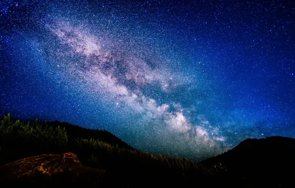 Picture stars, night, the milky way