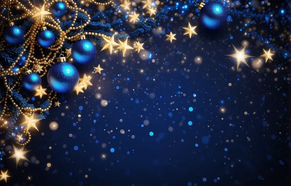 Balls, balls, Christmas, New year, Christmas decorations, Christmas decorations, AI art, neural network