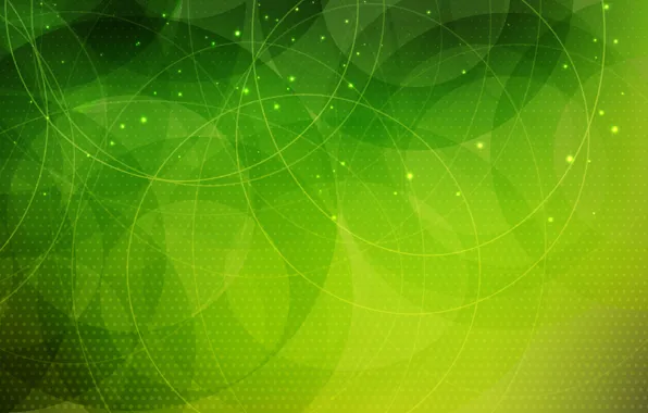 Abstraction, background, green, Abstract, circles, background, dots