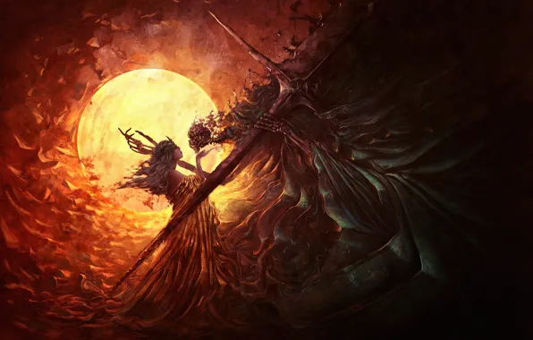 Concept, fanart, dark souls, bloodborne, Anato Finnstark, So frail