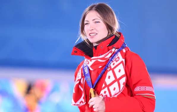 Picture Olympics, Sochi, Daria, champion, Domracheva