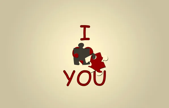 Picture BACKGROUND, TEXT, HEART, RED, LOVE, PUZZLE