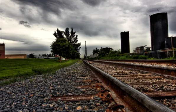 Picture the storm, the way, rails