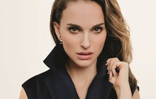 Background, watch, portrait, makeup, advertising, dress, actress, Natalie Portman