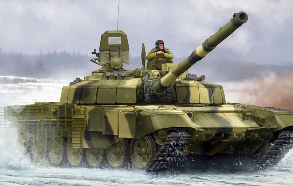 Picture T-72B2, Uralvagonzavod, Slingshot, Soviet medium and main tank