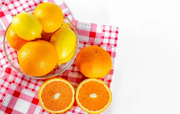 Oranges, bowl, lemons, tangerines, citrus, swipe