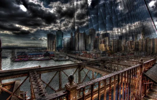 Picture The city, hdr, Apocalyptic
