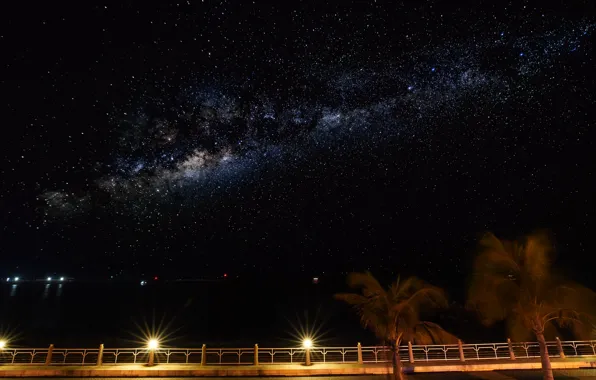 Stars, night, the milky way